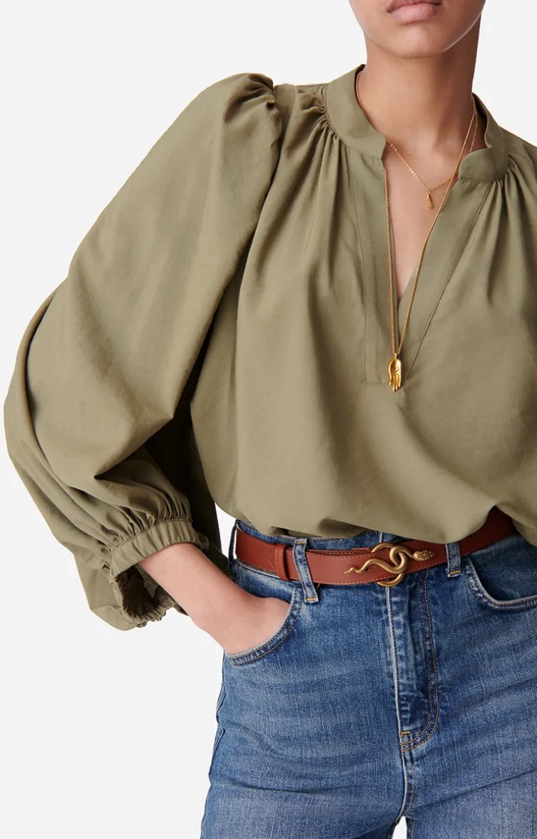 Vanessa Bruno Chemises & Tops^Blouse Bell En Viscose Mélangée