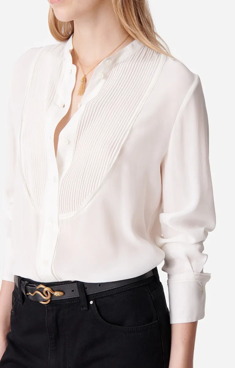 Vanessa Bruno Chemises & Tops^Blouse Deal En Soie Mélangée