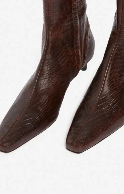 Vanessa Bruno Chaussures^Bottines Cuir Marron Daily Fabriqué En Italie