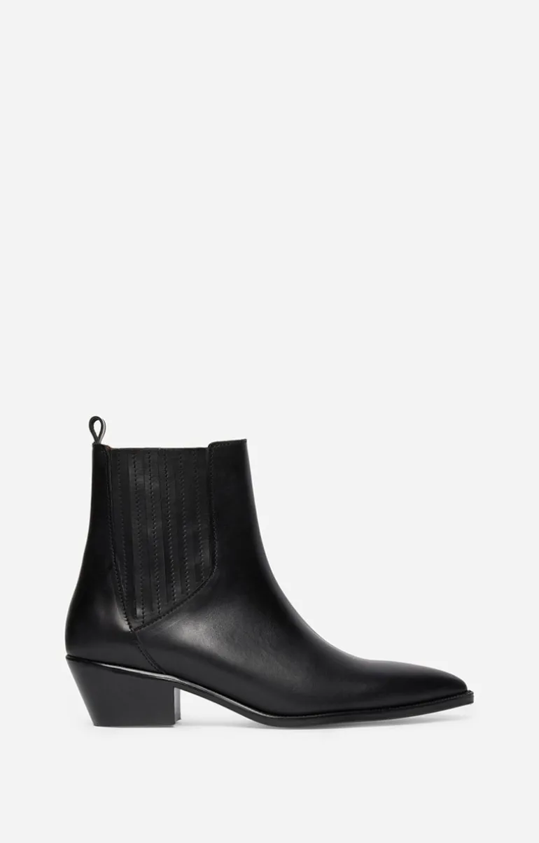 Vanessa Bruno Chaussures^Bottines Santiags En Cuir u00c0 talons de 45mm