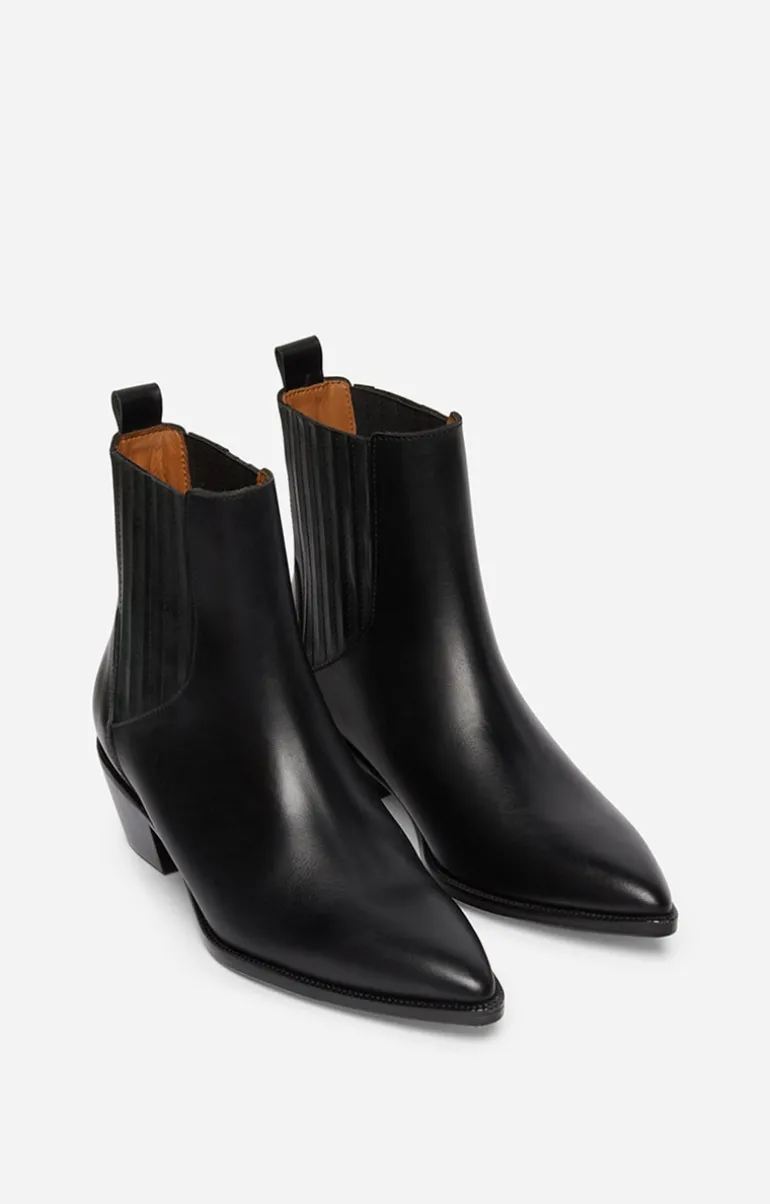 Vanessa Bruno Chaussures^Bottines Santiags En Cuir u00c0 talons de 45mm