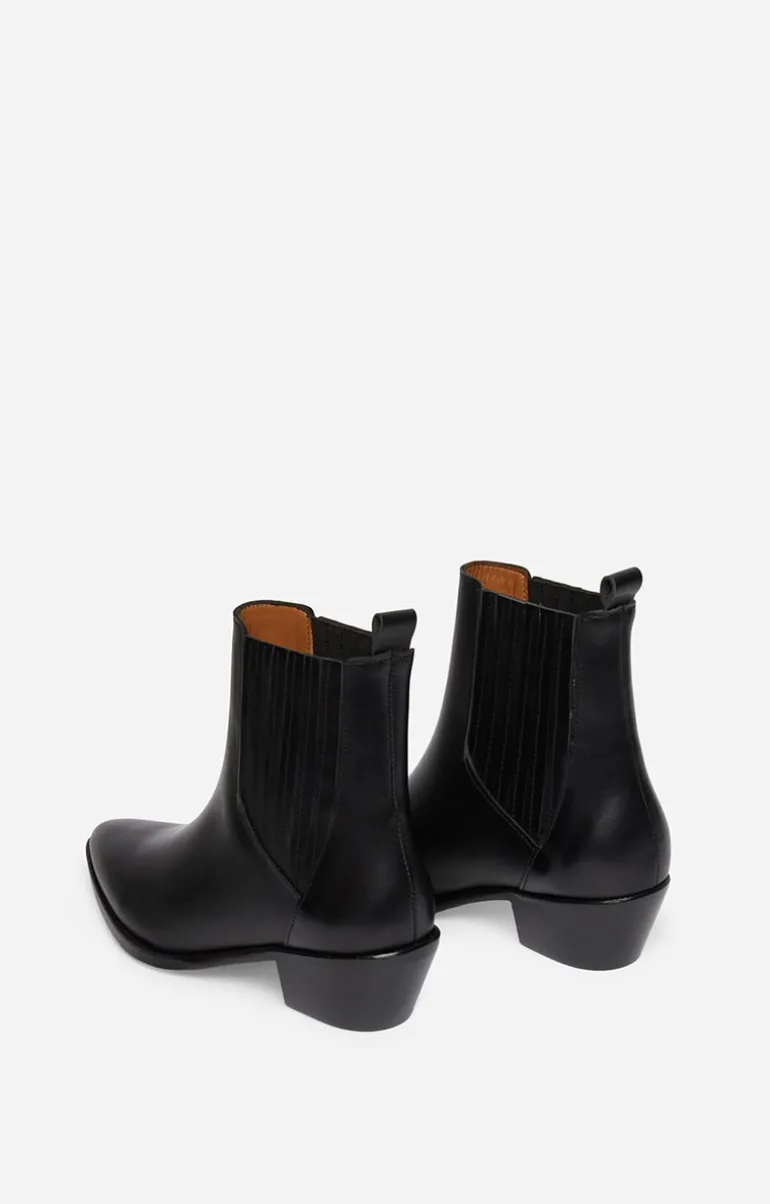 Vanessa Bruno Chaussures^Bottines Santiags En Cuir u00c0 talons de 45mm