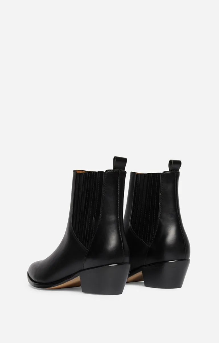 Vanessa Bruno Chaussures^Bottines Santiags En Cuir u00c0 talons de 45mm