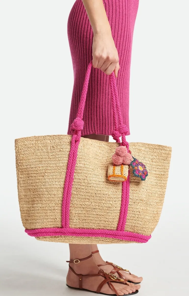 Vanessa Bruno Charms & Porte-clés^Charm Dahlia 100% Raphia