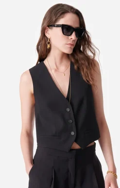 Vanessa Bruno Chemises & Tops^Gilet De Costume Benson En Viscose Mélangée