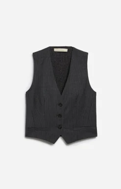 Vanessa Bruno Chemises & Tops^Gilet De Costume Denso En Laine Mélangée