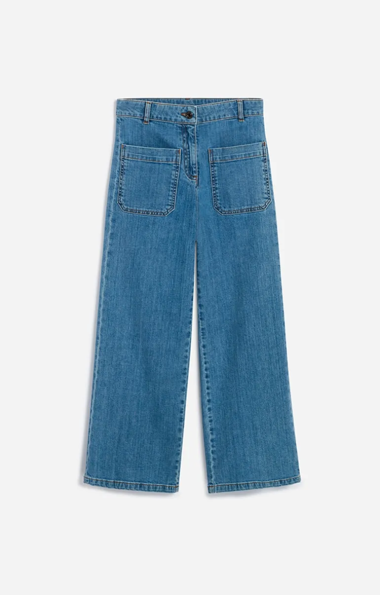 Vanessa Bruno Denim^Jean Crop Helias En Coton Mélangé