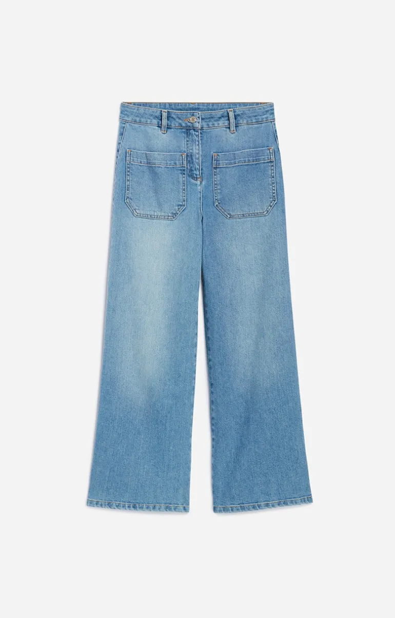 Vanessa Bruno Denim^Jean crop Helias En coton mélangé