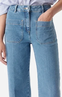 Vanessa Bruno Denim^Jean crop Helias En coton mélangé