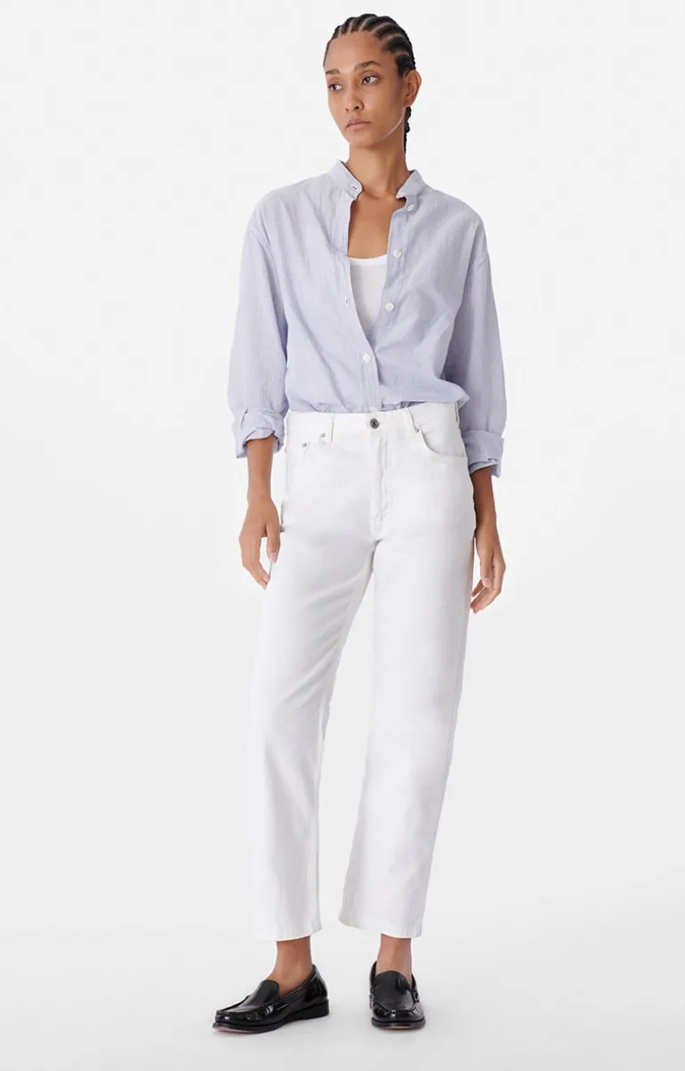 Vanessa Bruno Denim^Jean Crop Timael En Coton Mélangé