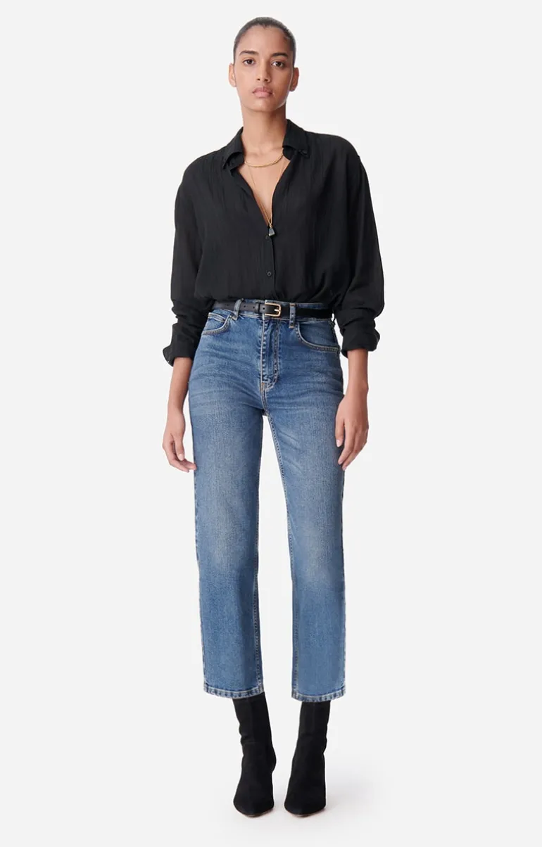 Vanessa Bruno Denim^Jean Cropped Og En Coton