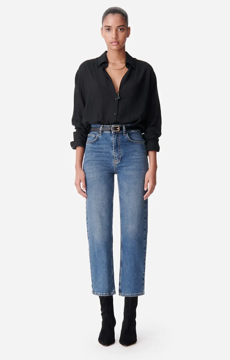 Vanessa Bruno Denim^Jean Cropped Og En Coton