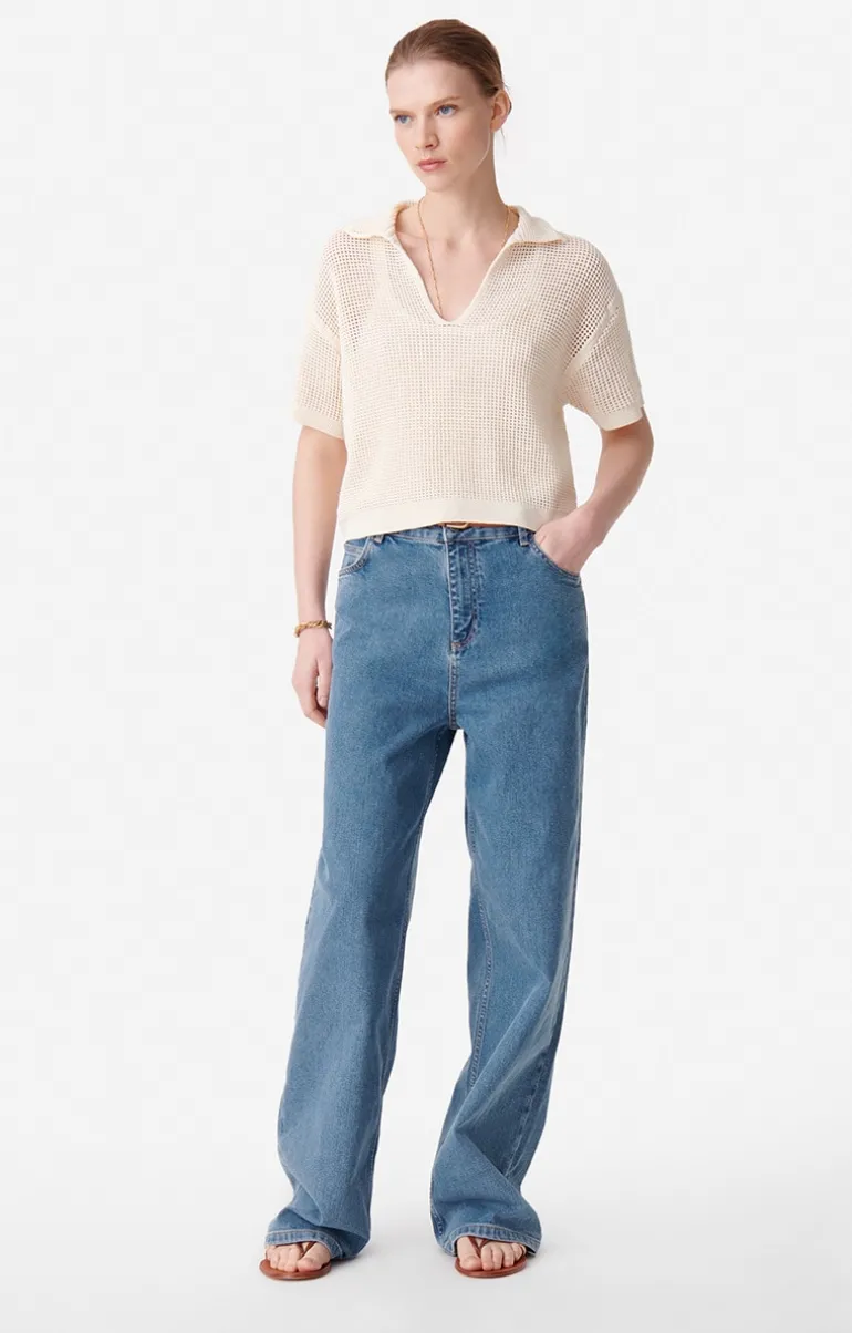 Vanessa Bruno Denim^Jean Droit Tybalt En coton mélangé