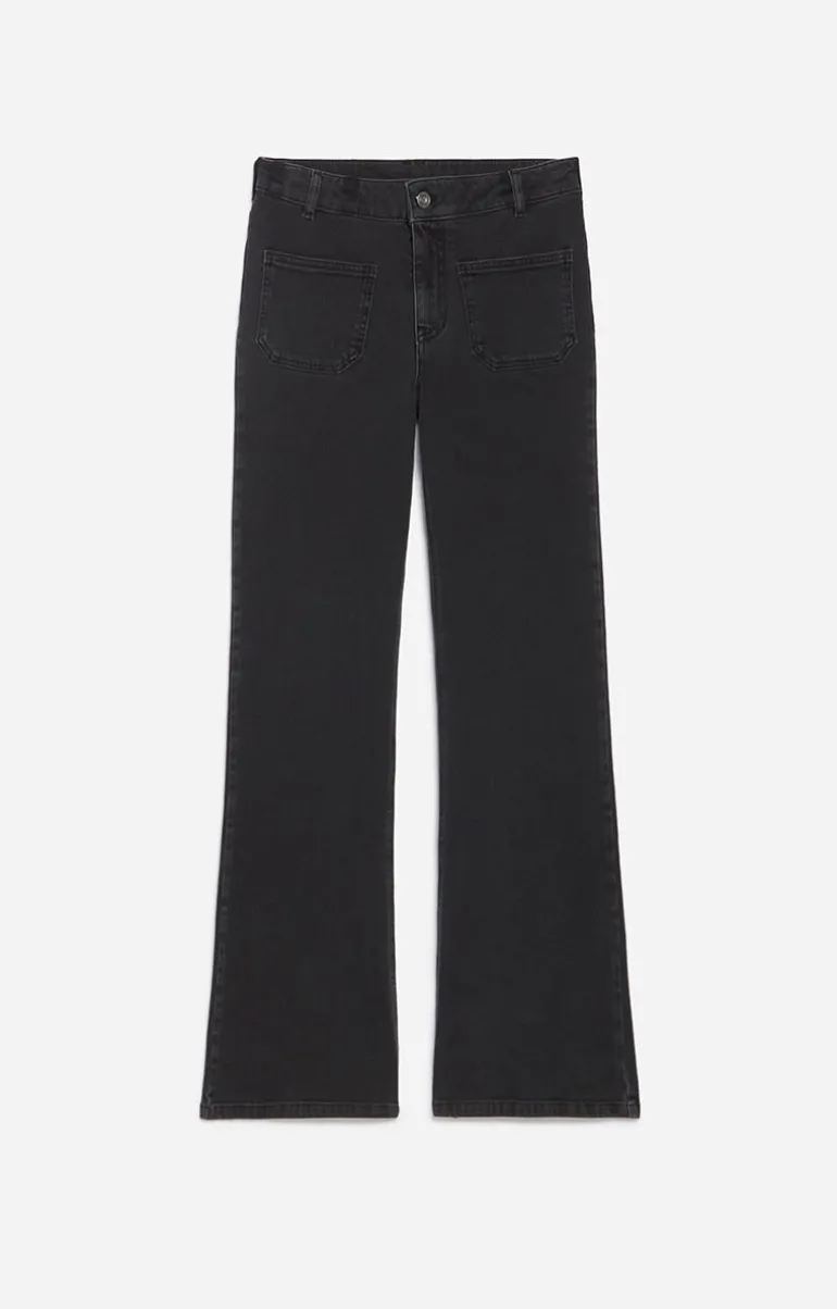 Vanessa Bruno Denim^Jean Flare Dompay En Coton Mélangé