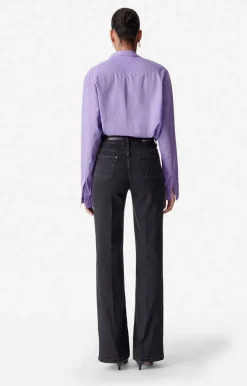 Vanessa Bruno Denim^Jean Flare Dompay En Coton Mélangé
