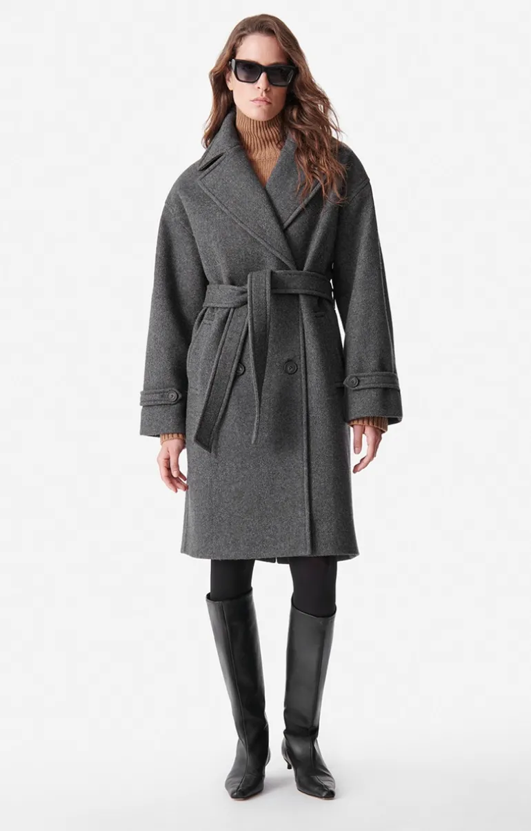 Vanessa Bruno Manteaux & Vestes^Manteau Cecil En Laine Mélangée