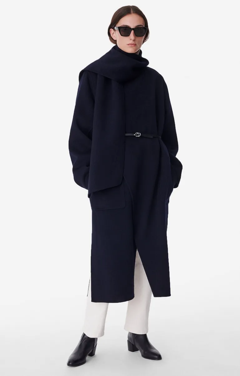 Vanessa Bruno Manteaux & Vestes^Manteau Valeran En Laine Mélangée