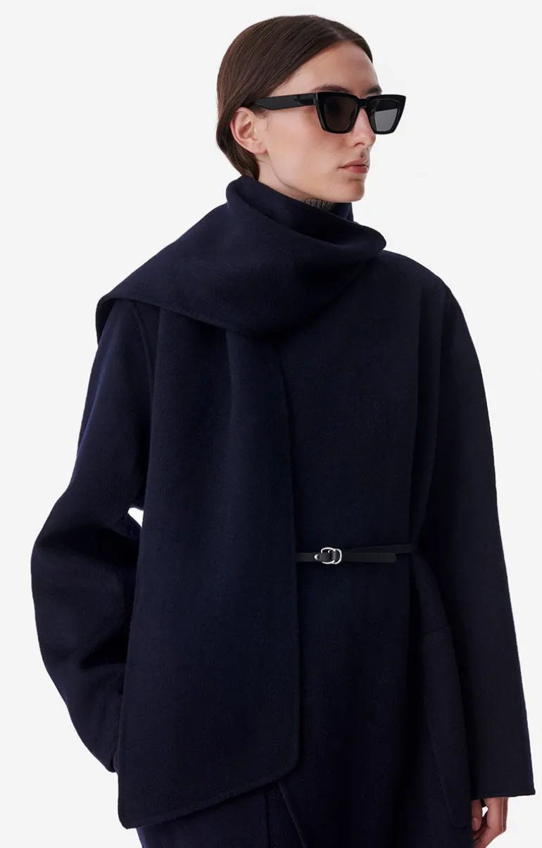 Vanessa Bruno Manteaux & Vestes^Manteau Valeran En Laine Mélangée