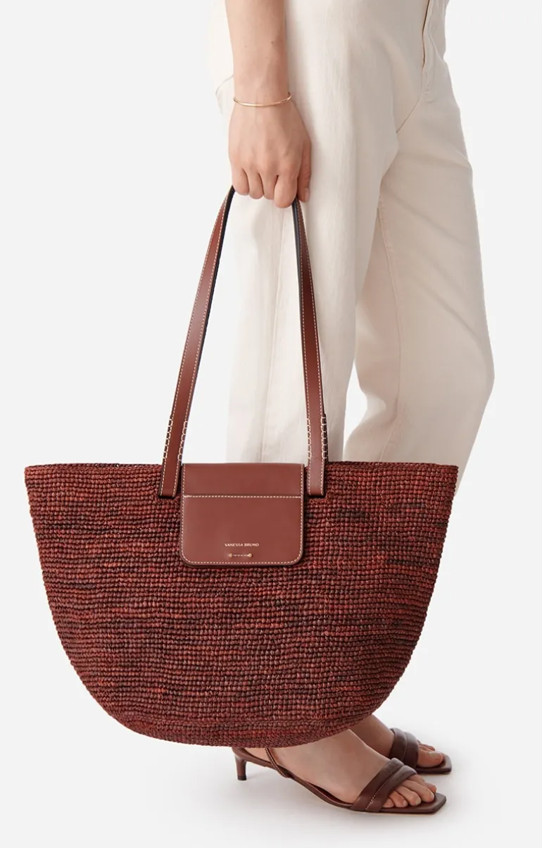 Vanessa Bruno Sacs Porté Épaule|Paniers^Panier En Raphia Made In Madagascar