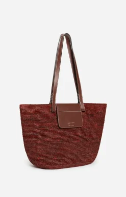 Vanessa Bruno Sacs Porté Épaule|Paniers^Panier En Raphia Made In Madagascar