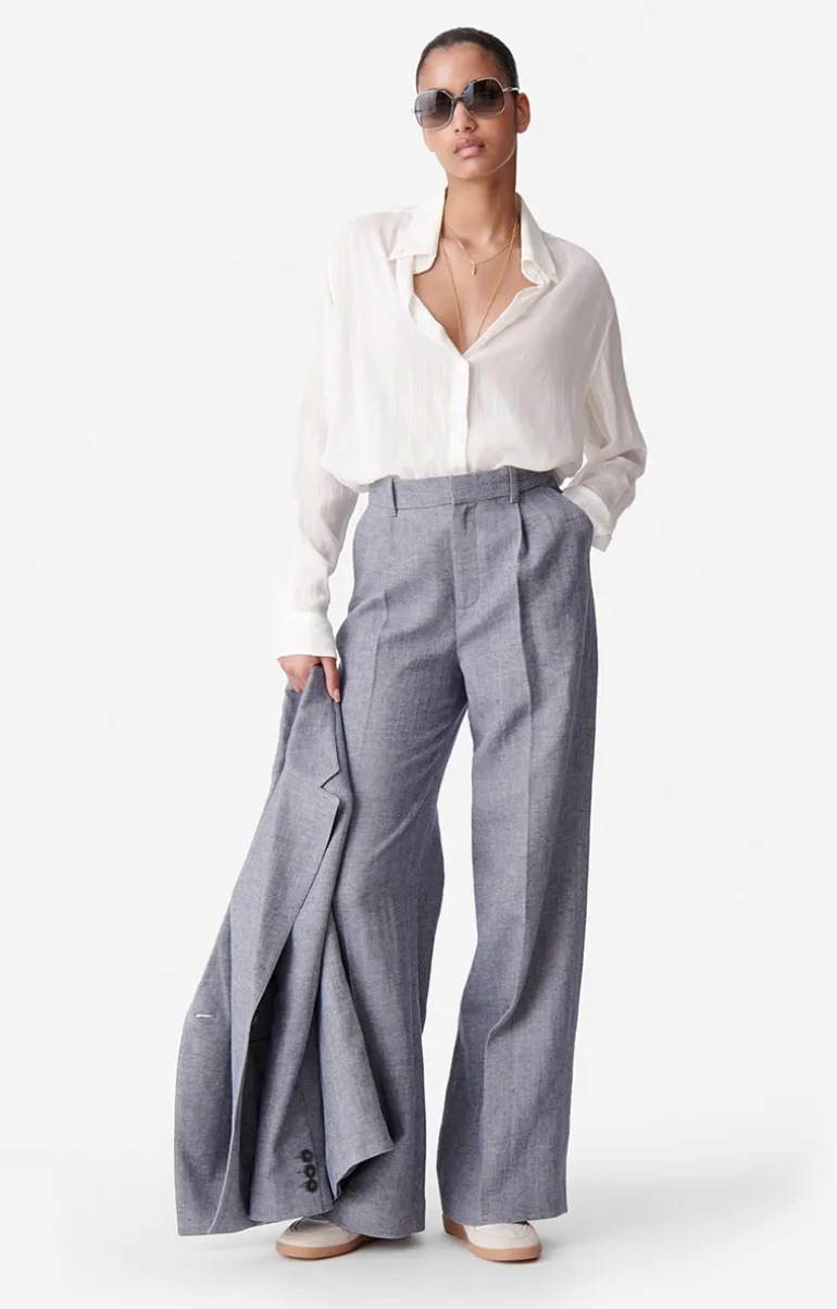 Vanessa Bruno Pantalons^Pantalon Cyrano En Coton Et Lin