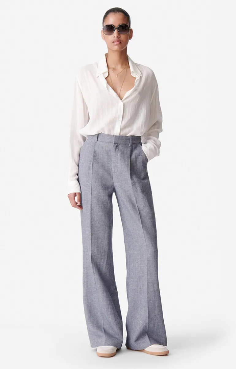 Vanessa Bruno Pantalons^Pantalon Cyrano En Coton Et Lin