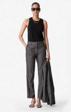 Vanessa Bruno Pantalons^Pantalon Dandy En Laine & Viscose