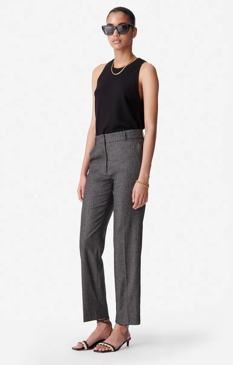Vanessa Bruno Pantalons^Pantalon Dandy En Laine & Viscose
