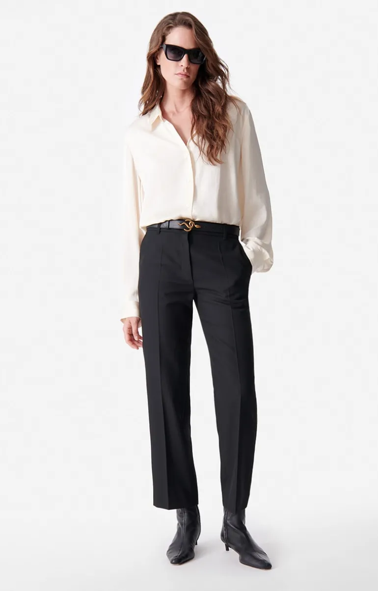 Vanessa Bruno Pantalons^Pantalon Dandy En Viscose Mélangée