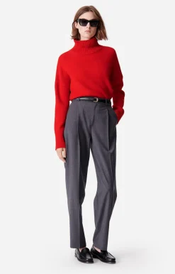 Vanessa Bruno Pantalons^Pantalon Dude En Laine Mélangée