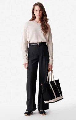Vanessa Bruno Pantalons^Pantalon Dulce En Viscose Mélangée