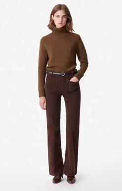 Vanessa Bruno Pantalons^Pantalon Flare Dompay En Coton Mélangé