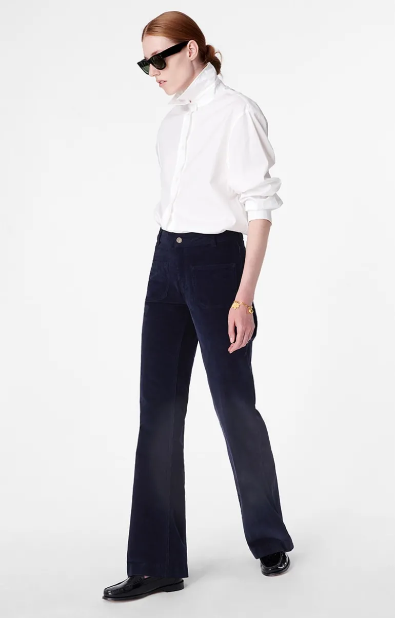 Vanessa Bruno Pantalons^Pantalon Flare Dompay En Velours Cu00f4telé