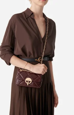 Vanessa Bruno Sacs à Bandoulière^Petit Sac Moon En Cuir 100% Cuir de Vachette