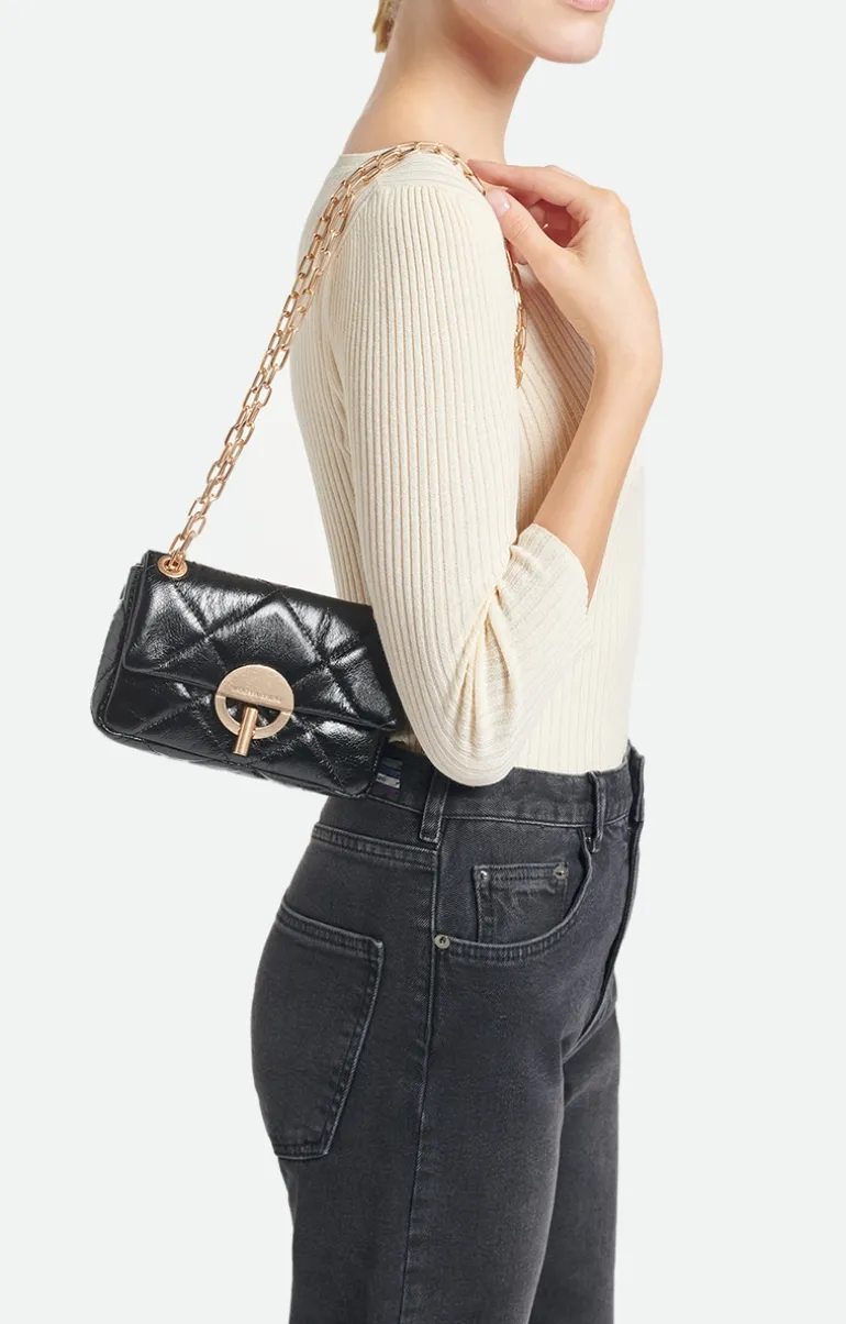 Vanessa Bruno Sacs à Bandoulière^Petit Sac Moon En Cuir Made In Italy