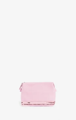 Vanessa Bruno Trousses & Pochettes^Petite Trousse Zipée En Toile & Sequins