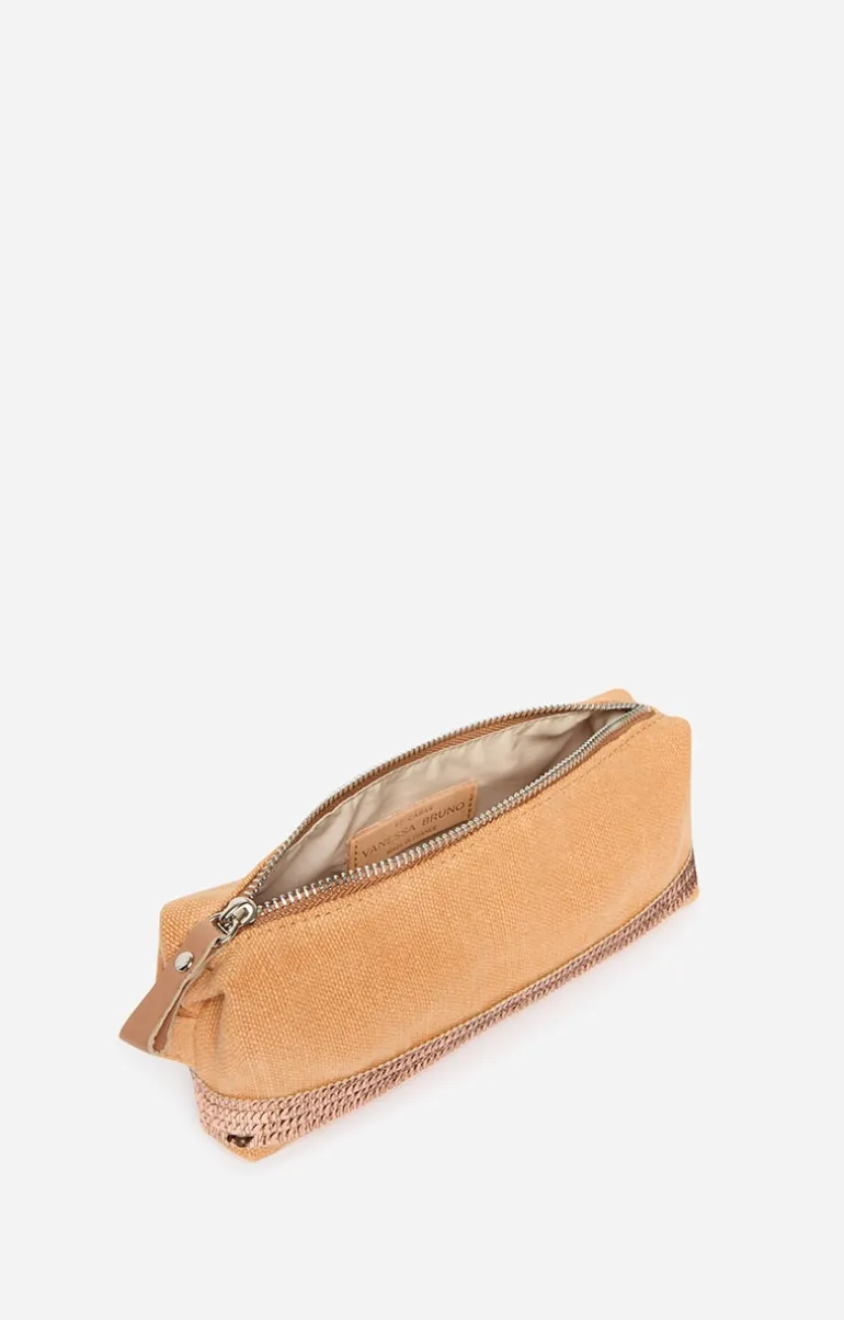 Vanessa Bruno Trousses & Pochettes^Trousse Ecolier En Lin & Sequins