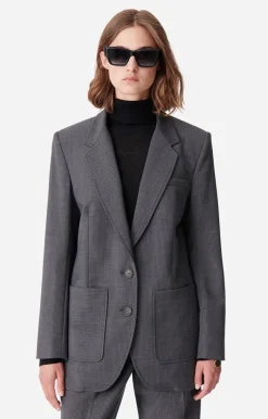 Vanessa Bruno Manteaux & Vestes^Veste Bradley En Laine Mélangée