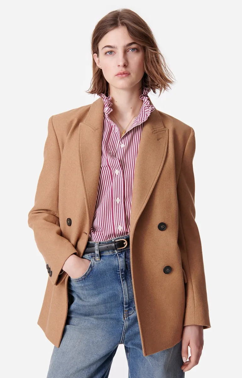 Vanessa Bruno Manteaux & Vestes^Veste Damarys En Laine Mélangée