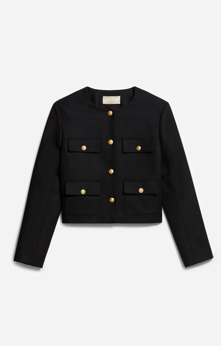 Vanessa Bruno Manteaux & Vestes^Veste Deana En Laine Mélangée