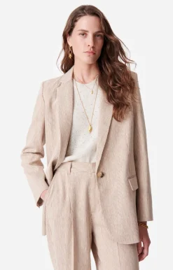 Vanessa Bruno Manteaux & Vestes^Veste Tilia En Coton Et Lin Mélangé